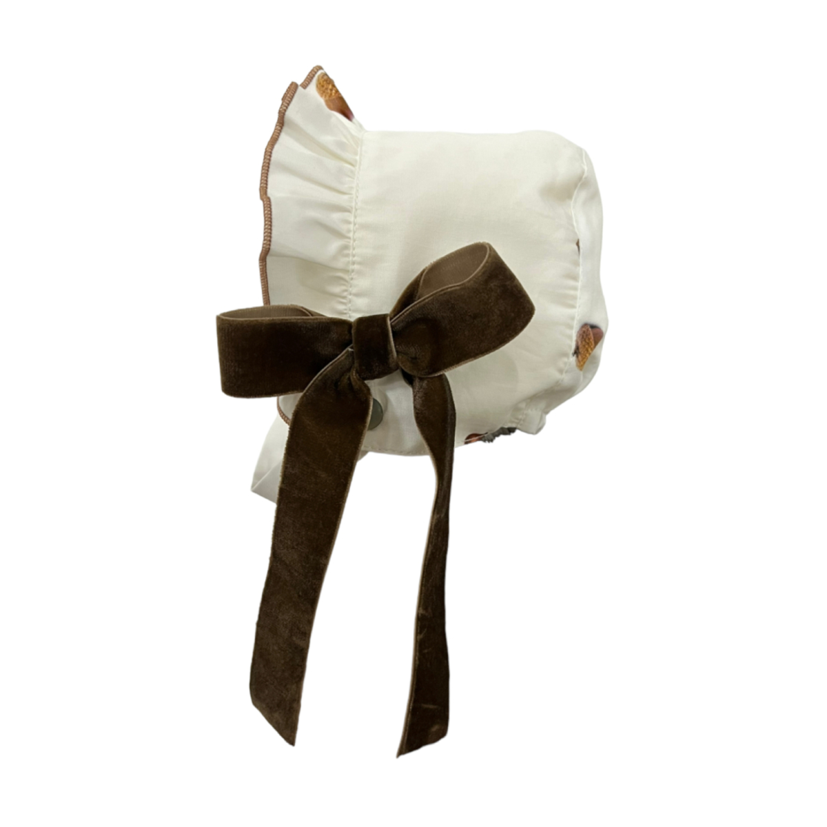 Acorn Angel Bonnet - Mid Grey