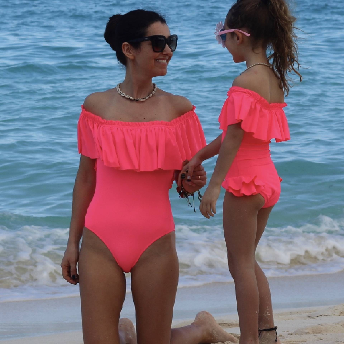 Fuchsia swimsuit woman 50078 PHI CLOTHING